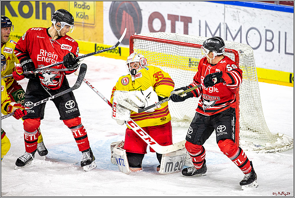 DEL;  Koelner Haie - Duesseldorfer e.G.; Koeln, 03.01.2020